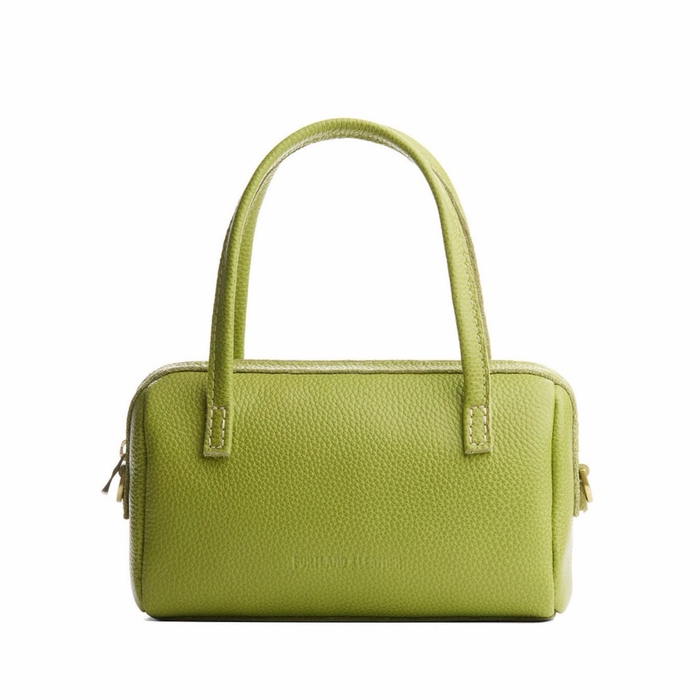 PORTLAND LEATHER Sloan Doctor Bag Oversized Wasabi